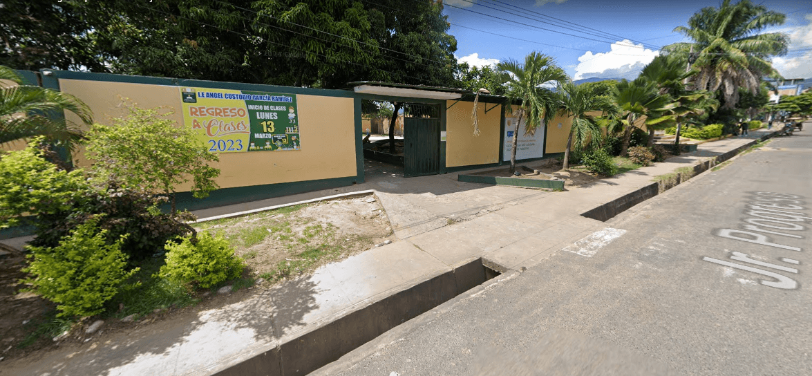 Fachada del Colegio Ángel Custodio García Ramírez
